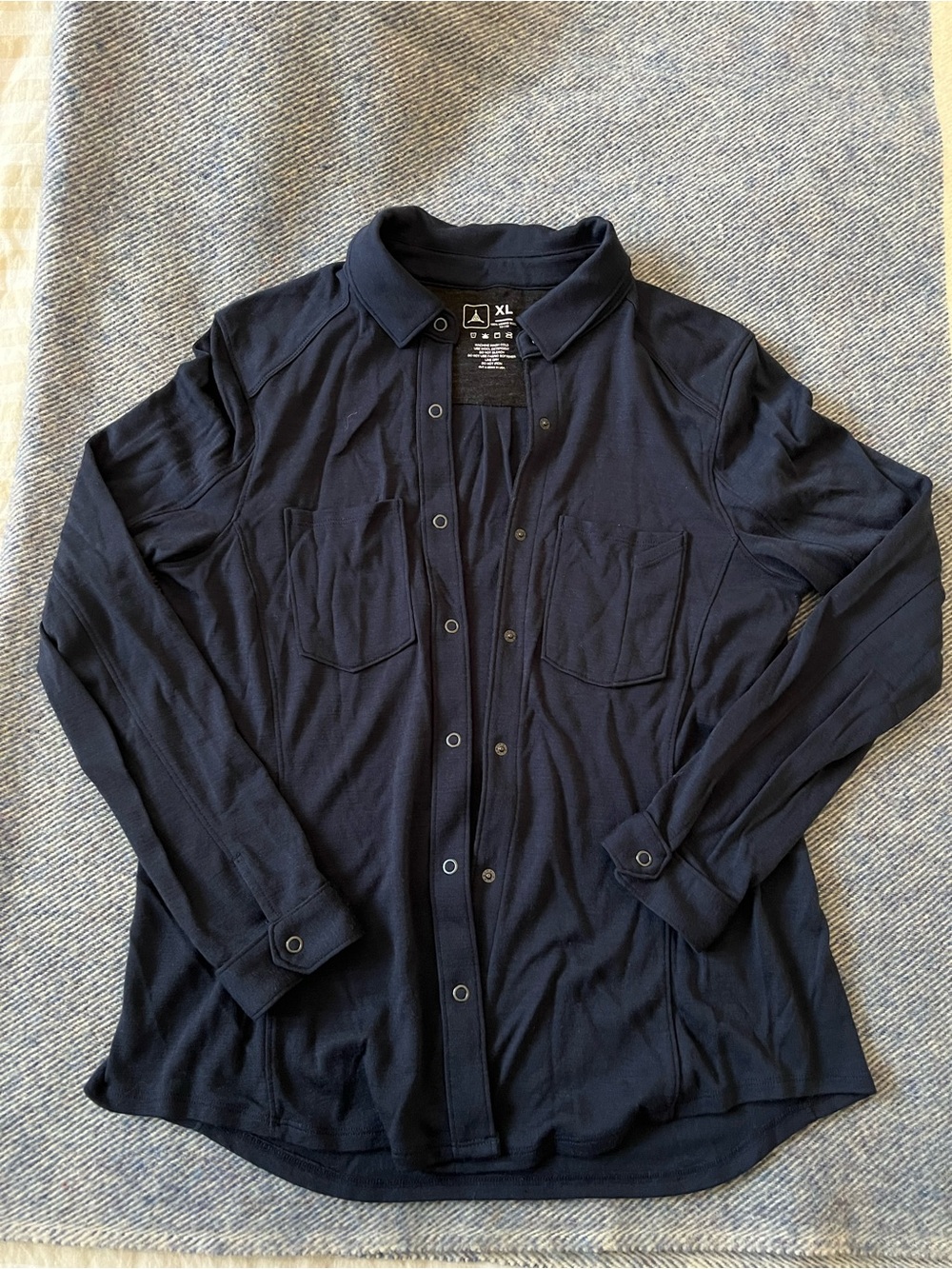 Triple Aught Design womens merino wool snap shirt size XL